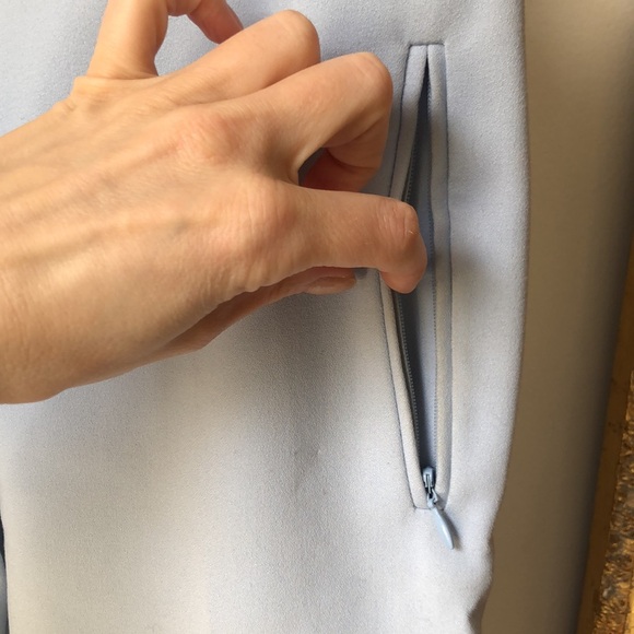 H&M powder blue Capri work pants size 2 - Picture 4 of 5